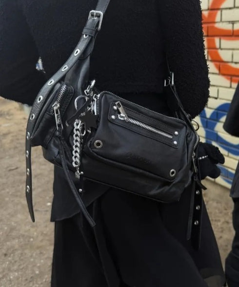 BLACK PURPLE(ブラックパープル)/3WAY 軽量 ショルダー トート クロスバッグ/Marco Bag | AT1253055 | ブラック