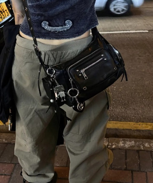 BLACK PURPLE(ブラックパープル)/3WAY 軽量 ショルダー トート クロスバッグ/Marco Bag | AT1253055 | ブラック