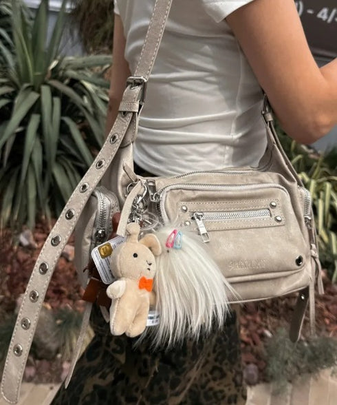 BLACK PURPLE(ブラックパープル)/3WAY 軽量 ショルダー トート クロスバッグ/Marco Bag | AT1253055 | ベージュ