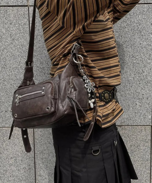 BLACK PURPLE(ブラックパープル)/3WAY 軽量 ショルダー トート クロスバッグ/Marco Bag | AT1253055 | ブラウン