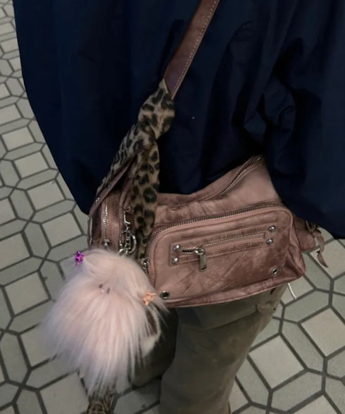 BLACK PURPLE(ブラックパープル)/3WAY 軽量 ショルダー トート クロスバッグ/Marco Bag | AT1253055 | ブラウン