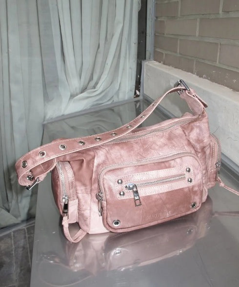 BLACK PURPLE(ブラックパープル)/3WAY 軽量 ショルダー トート クロスバッグ/Marco Bag | AT1253055 | ピンク