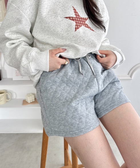 キルティングショートパンツ | SL2256094 | グレー