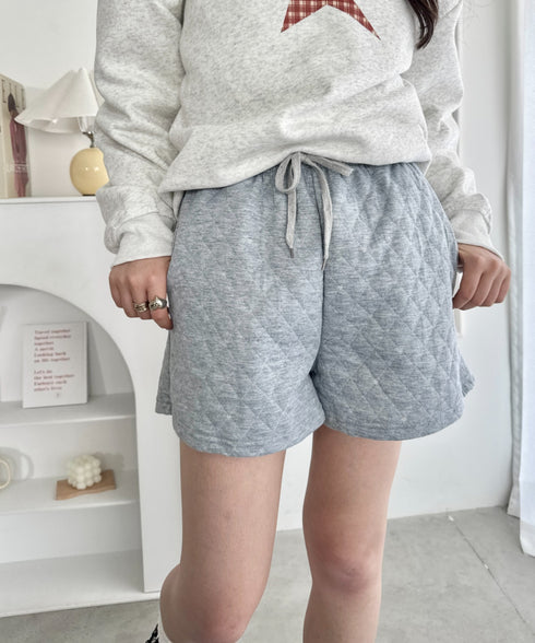 キルティングショートパンツ | SL2256094 | グレー