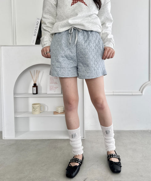 キルティングショートパンツ | SL2256094 | グレー