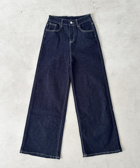 バギーワイドデニムパンツ | BA2256027 | ネイビー