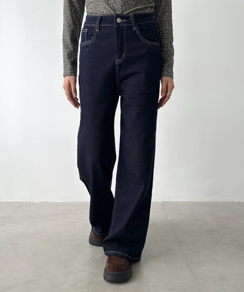 バギーワイドデニムパンツ | BA2256027 | ネイビー