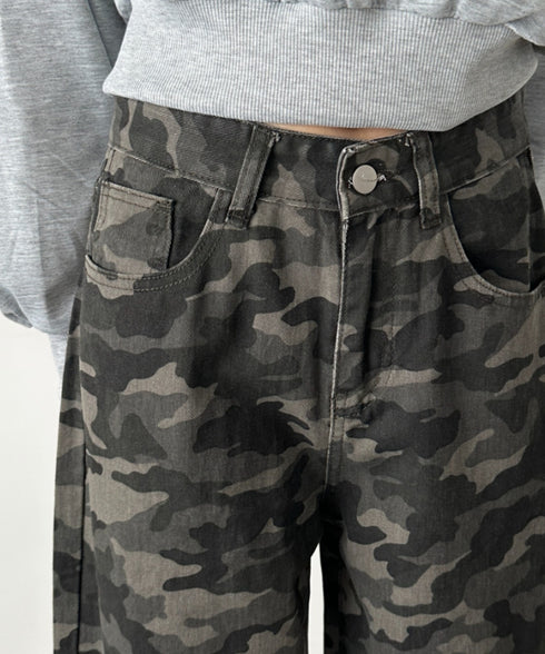 バギーワイドデニムパンツ | BA2256027 | カモフラージュ