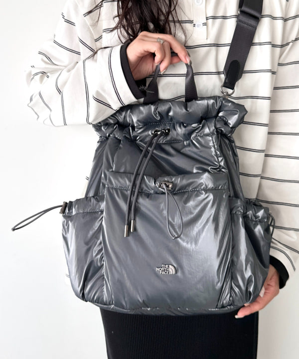 THE NORTH FACE(ザ・ノースフェイス)/3WAY 巾着型 ショルダー ボディバッグ リュック バックパック/BONNEY PACK M | IM1253066 | グレー