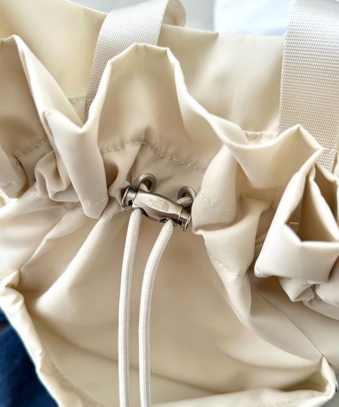 THE NORTH FACE(ザ・ノースフェイス)/3WAY 巾着型 ショルダー ボディバッグ リュック バックパック/BONNEY PACK M | IM1253066 | クリーム