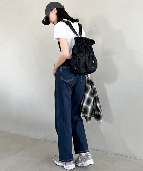 THE NORTH FACE(ザ・ノースフェイス)/3WAY 巾着型 ショルダー ボディバッグ リュック バックパック/BONNEY PACK M | IM1253066 | ブラック