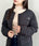 THE NORTH FACE(ザ・ノースフェイス)/軽量 ワンポイントロゴ ノーカラー ブルゾン ダウンジャケット/M'S POPLAR DOWN JACKET (RDS) | IM2253069 | ブラック
