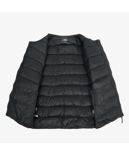 THE NORTH FACE(ザ・ノースフェイス)/軽量 ワンポイントロゴ ノーカラー ブルゾン ダウンジャケット/M'S POPLAR DOWN JACKET (RDS) | IM2253069 | チャコールグレー
