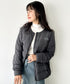 THE NORTH FACE(ザ・ノースフェイス)/軽量 ワンポイントロゴ ノーカラー ブルゾン ダウンジャケット/M'S POPLAR DOWN JACKET (RDS) | IM2253069 | チャコールグレー