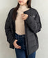 THE NORTH FACE(ザ・ノースフェイス)/軽量 ワンポイントロゴ ノーカラー ブルゾン ダウンジャケット/M'S POPLAR DOWN JACKET (RDS) | IM2253069 | ブラック