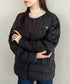 THE NORTH FACE(ザ・ノースフェイス)/軽量 ワンポイントロゴ ノーカラー ブルゾン ダウンジャケット/M'S POPLAR DOWN JACKET (RDS) | IM2253069 | ブラック
