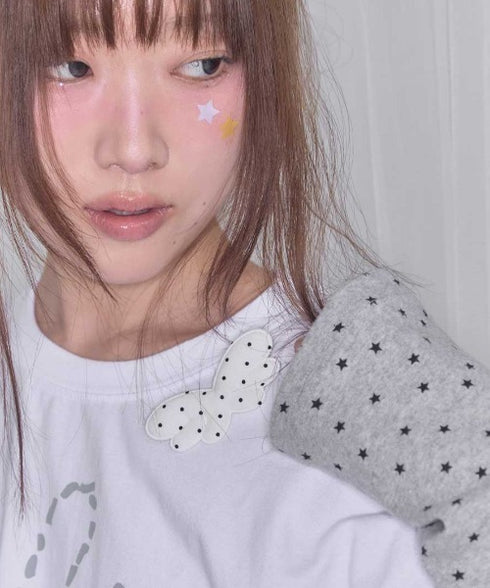 FANCY CLUB(ファンシークラブ)/[FANCY X DUSTY] ANGEL DUSTY KEYRING/NEONMOON コラボ エンジェル デビル キーリング チャーム キーホルダー | AT6253070 | ホワイト