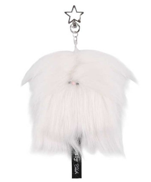 FANCY CLUB(ファンシークラブ)/[FANCY X DUSTY] ANGEL DUSTY KEYRING/NEONMOON コラボ エンジェル デビル キーリング チャーム キーホルダー | AT6253070 | ホワイト