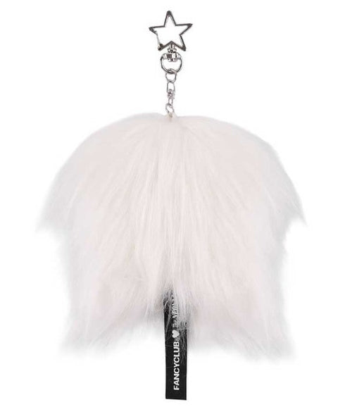 FANCY CLUB(ファンシークラブ)/[FANCY X DUSTY] ANGEL DUSTY KEYRING/NEONMOON コラボ エンジェル デビル キーリング チャーム キーホルダー | AT6253070 | ホワイト