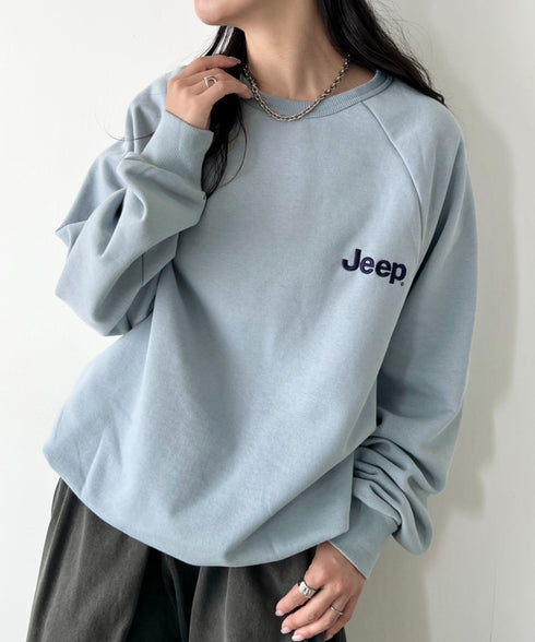 JEEP(ジープ)/バックプリント プルオーバー スウェット/Back Point Raglan Sweatshirt | AT2253071 | ブルー