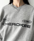 JEEP(ジープ)/サイドライン Vネック プルオーバー スウェット/CHEROKEE V-neck Sweatshirt | AT2253072 | グレー