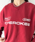 JEEP(ジープ)/サイドライン Vネック プルオーバー スウェット/CHEROKEE V-neck Sweatshirt | AT2253072 | バーガンディー