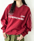 JEEP(ジープ)/サイドライン Vネック プルオーバー スウェット/CHEROKEE V-neck Sweatshirt | AT2253072 | バーガンディー
