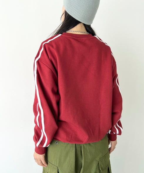 JEEP(ジープ)/サイドライン Vネック プルオーバー スウェット/CHEROKEE V-neck Sweatshirt | AT2253072 | バーガンディー
