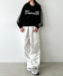 JEEP(ジープ)/サイドライン Vネック プルオーバー スウェット/CHEROKEE V-neck Sweatshirt | AT2253072 | ブラック