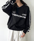 JEEP(ジープ)/サイドライン Vネック プルオーバー スウェット/CHEROKEE V-neck Sweatshirt | AT2253072 | ブラック