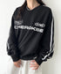 JEEP(ジープ)/サイドライン Vネック プルオーバー スウェット/CHEROKEE V-neck Sweatshirt | AT2253072 | ブラック