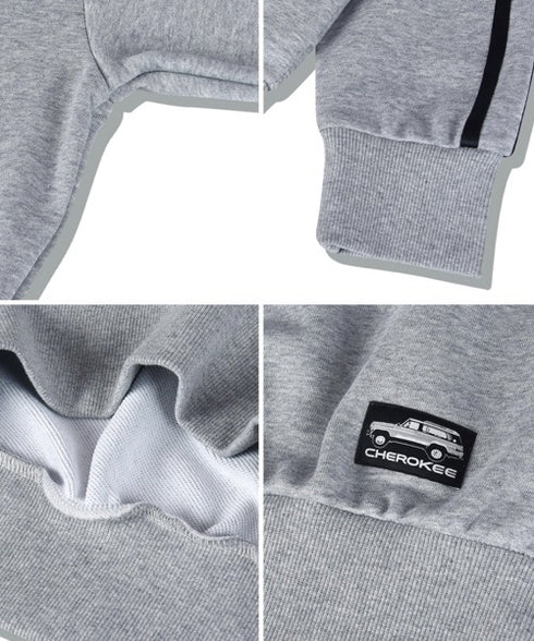 JEEP(ジープ)/サイドライン Vネック プルオーバー スウェット/CHEROKEE V-neck Sweatshirt | AT2253072 | グレー