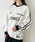 JEEP(ジープ)/サイドライン 配色 ロンT ロングスリーブTシャツ/CHEROKEE Long T-shirt | AT2253073 | ホワイト