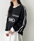 JEEP(ジープ)/サイドライン 配色 ロンT ロングスリーブTシャツ/CHEROKEE Long T-shirt | AT2253073 | ブラック