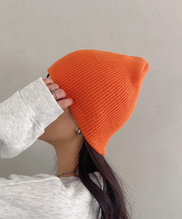 【13色展開】シンプルビーニー | CL5256036 | オレンジ系その他