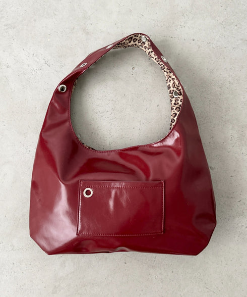 レオパードライニングショルダーバッグ | BA1256034 | レッド