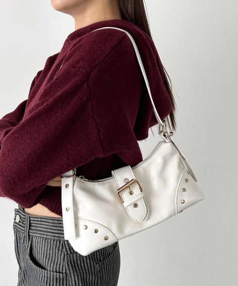 バックルベルトショルダーバッグ | BA1256036 | ホワイト