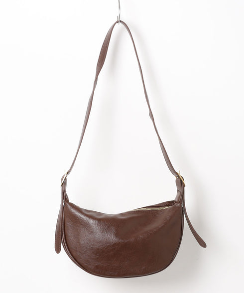 PUコンパクトショルダーバッグ | WR1256015 | ブラウン