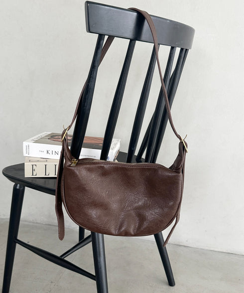 PUコンパクトショルダーバッグ | WR1256015 | ブラウン