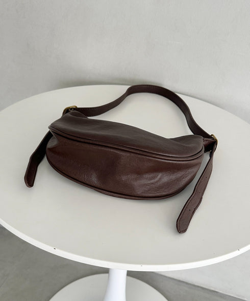 PUコンパクトショルダーバッグ | WR1256015 | ブラウン