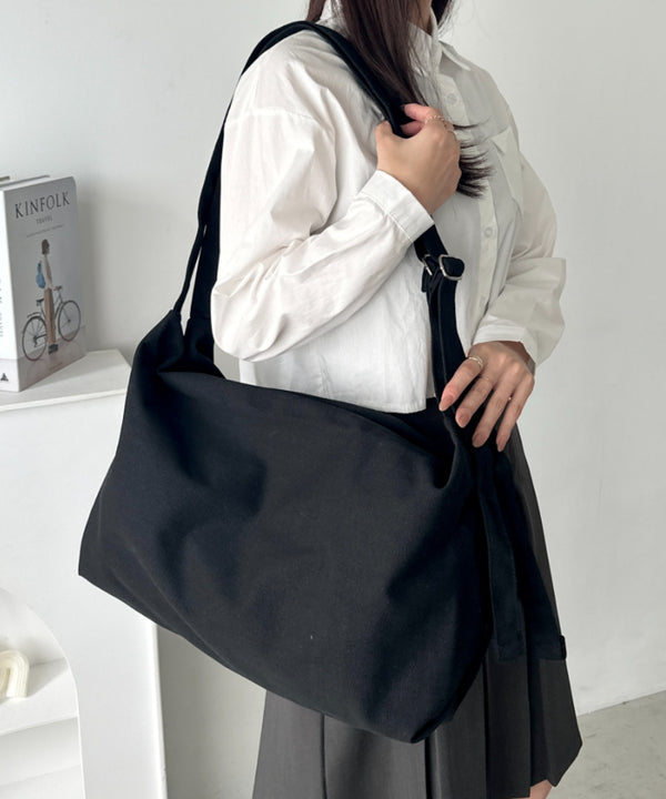 ダブルベルトキャンバス２WAYショルダーバッグ | WR1256017 | ブラック