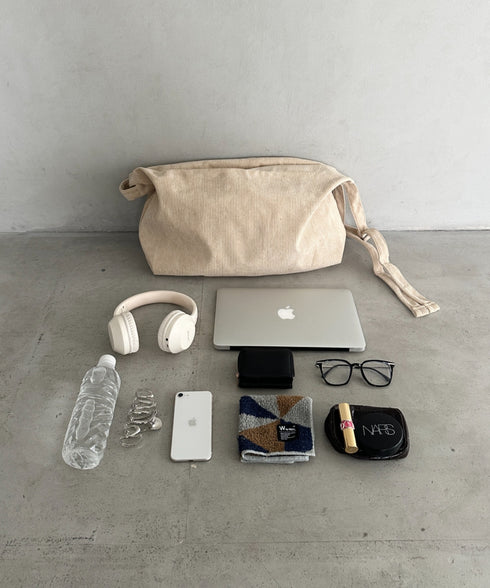 ダブルベルトキャンバス２WAYショルダーバッグ | WR1256017 | ライトベージュ