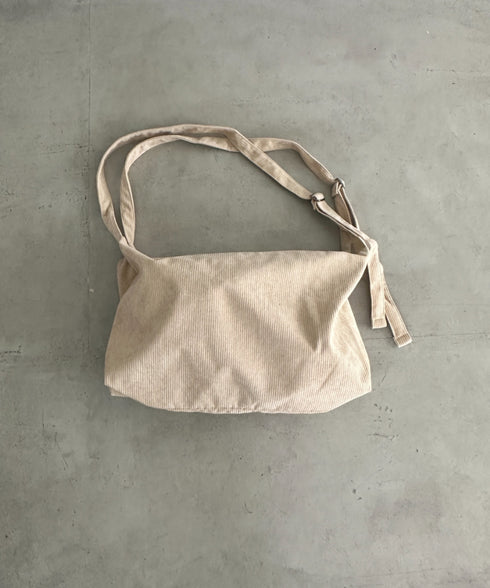 ダブルベルトキャンバス２WAYショルダーバッグ | WR1256017 | ライトベージュ