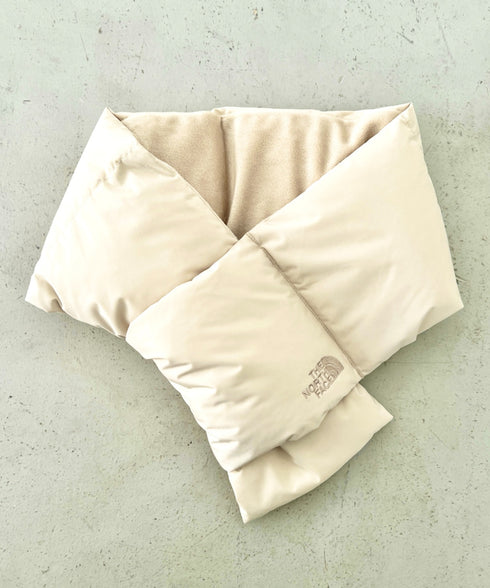 THE NORTH FACE(ザ・ノースフェイス)/T-BALL MUFFLER/ブランドロゴ ワンポイント ダウンマフラー パディングマフラー | IM6253074 | クリーム