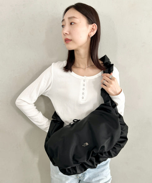 THE NORTH FACE(ザ・ノースフェイス)/A4対応 軽量 大容量 ショルダー 肩掛けバッグ シャーリング ホーボーバッグ/BONNEY HOBO BAG L | IM1253075 | ブラック