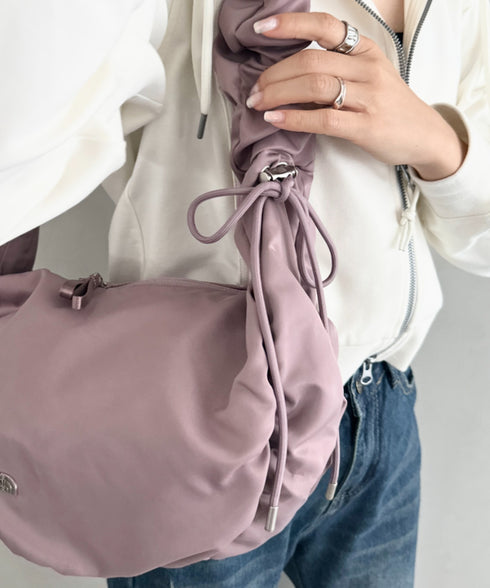 THE NORTH FACE(ザ・ノースフェイス)/A4対応 軽量 大容量 ショルダー 肩掛けバッグ シャーリング ホーボーバッグ/BONNEY HOBO BAG L | IM1253075 | ピンク