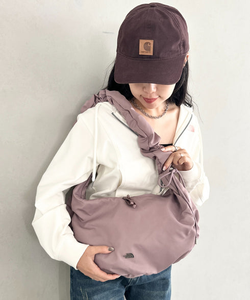 THE NORTH FACE(ザ・ノースフェイス)/A4対応 軽量 大容量 ショルダー 肩掛けバッグ シャーリング ホーボーバッグ/BONNEY HOBO BAG L | IM1253075 | ピンク