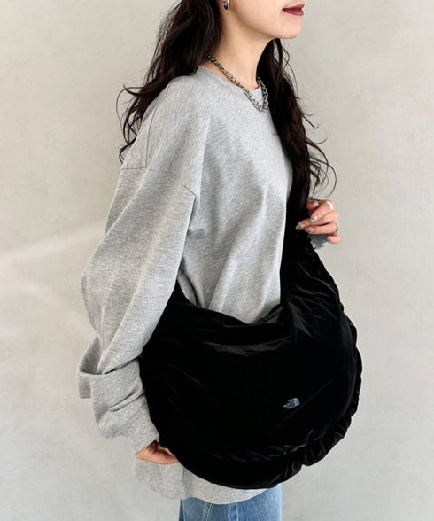 THE NORTH FACE(ザ・ノースフェイス)/A4対応 軽量 大容量 ショルダー 肩掛けバッグ シャーリング ホーボーバッグ/BONNEY HOBO BAG L | IM1253075 | ブラック系その他