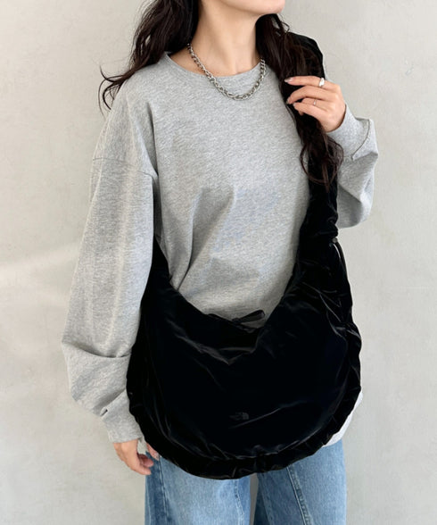 THE NORTH FACE(ザ・ノースフェイス)/A4対応 軽量 大容量 ショルダー 肩掛けバッグ シャーリング ホーボーバッグ/BONNEY HOBO BAG L | IM1253075 | ブラック系その他