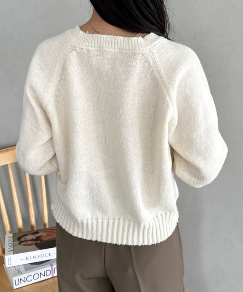 ダブルジップニットトップス | CL2256047 | アイボリー